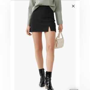 & Other Stories Black Mini Skirt - Size 8